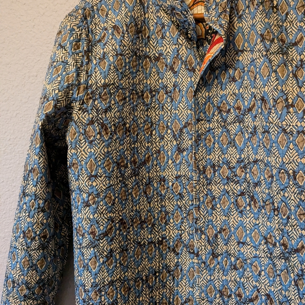 Alfred Dunner Patchwork Jacket Open Front Multico… - image 9